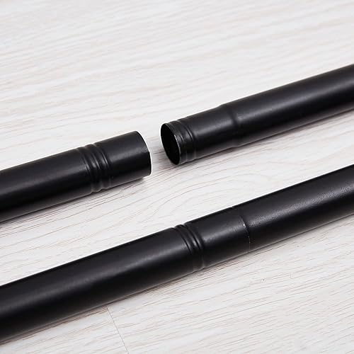 Miniatura 5 de Mengersi Marco de cama tamaño Queen, marco de cama para poste de cama, postes de cama, soporte de marco de cortinas de cama de metal, cama de