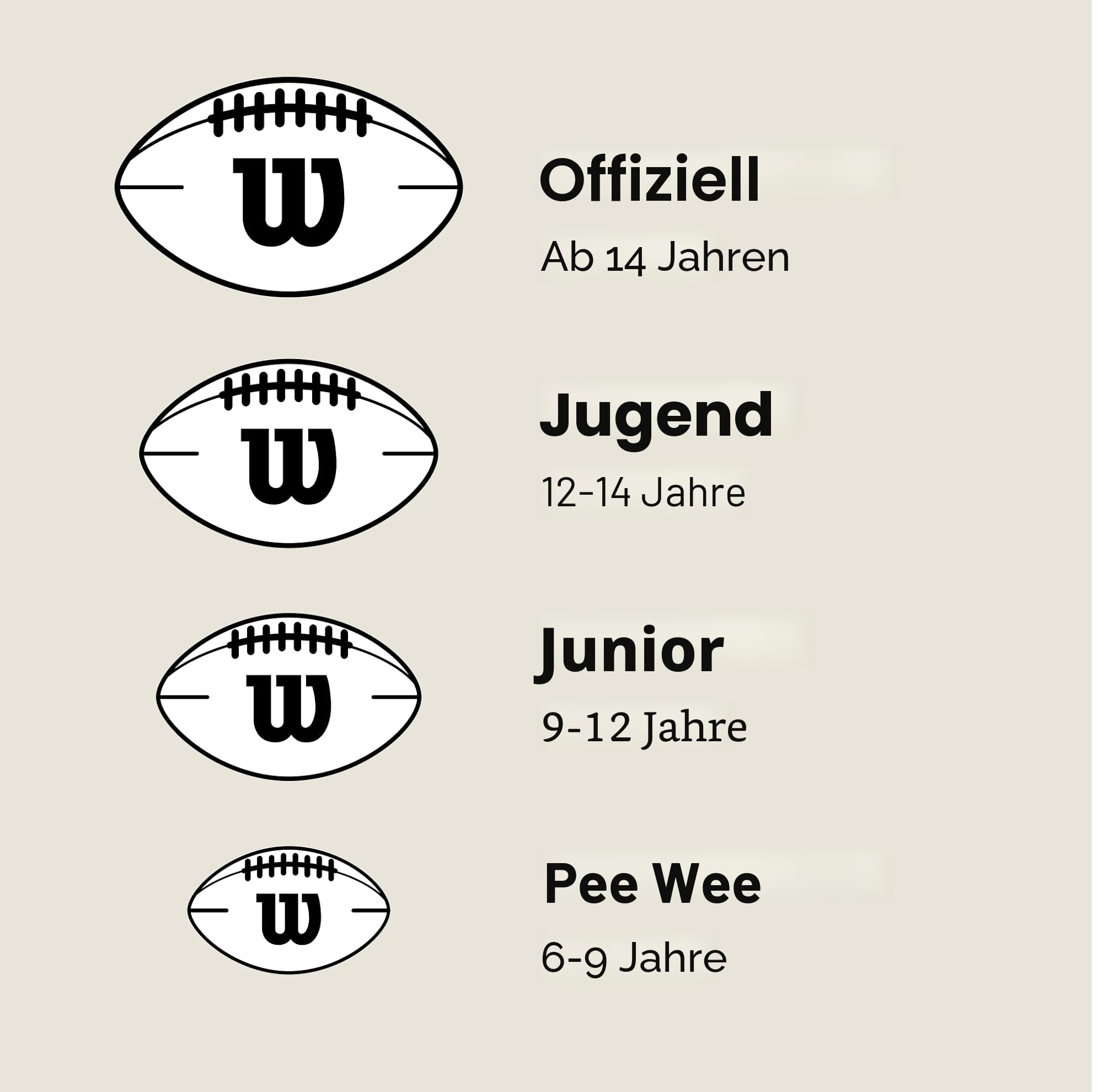 Wilson "The Duke" Offizieller NFL-Spielfußball