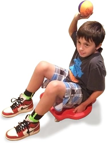 Miniatura 7 de Brybelly Tabla de patinete de clase de gimnasio con asas de seguridad - ¡elige color!