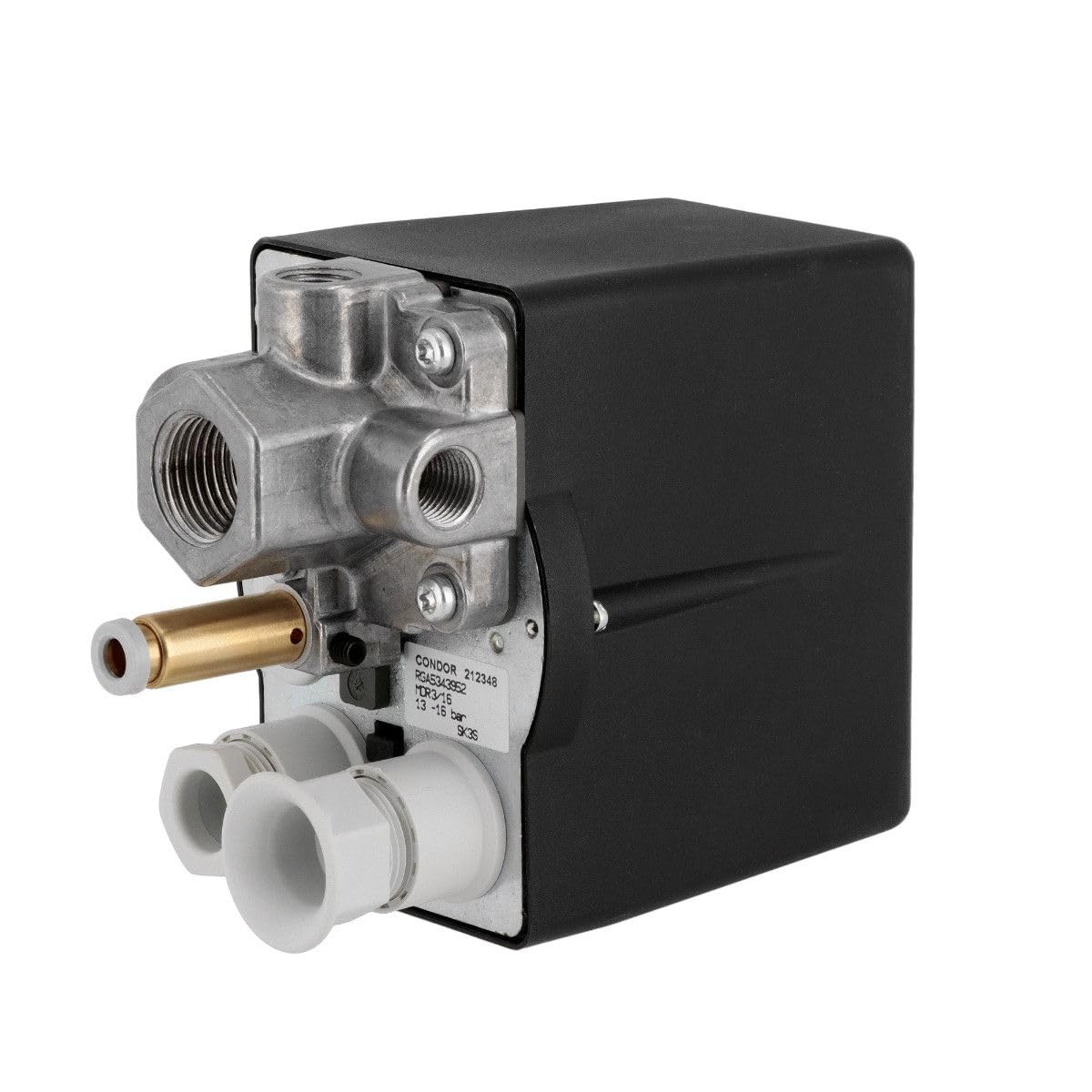 AIRPRESS - CONDOR Interruptor de presión con relé térmico 400V 11 bar 1/2" 10 A