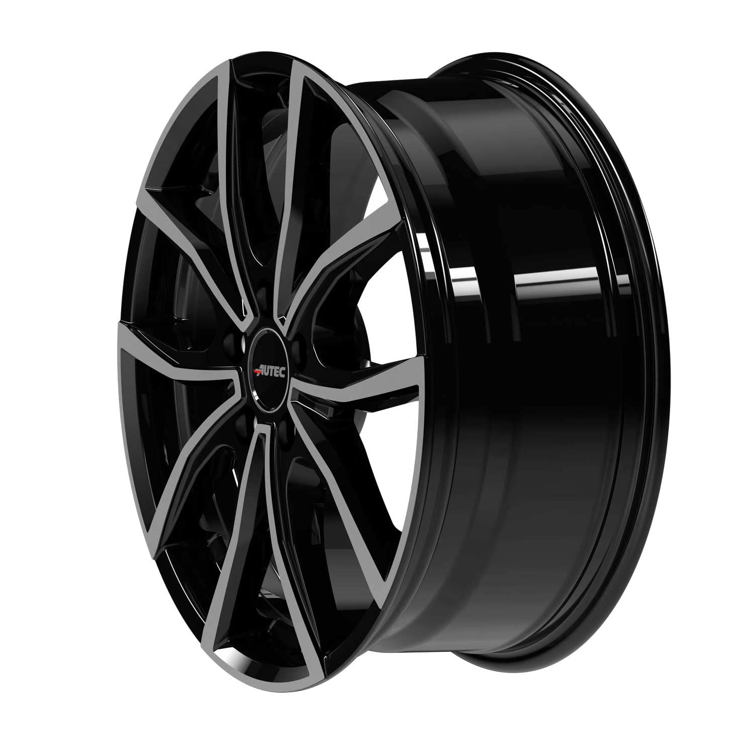 4x AUTEC VIDRON Alufelgen 6,5x16 ET41 5x112 Schwarz - Kompatibel Mit Ford Transit Connect