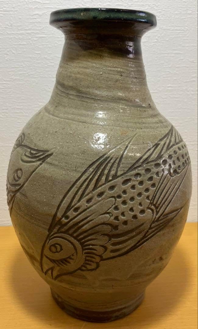 備前 陶峰 作の 壺 備前焼 希少 レア ヴィンテージ 花器 花入 新品 未使用 備前 陶峰 作の 壺 備前焼 希少 ヴィンテージ 花器 花入 備前焼