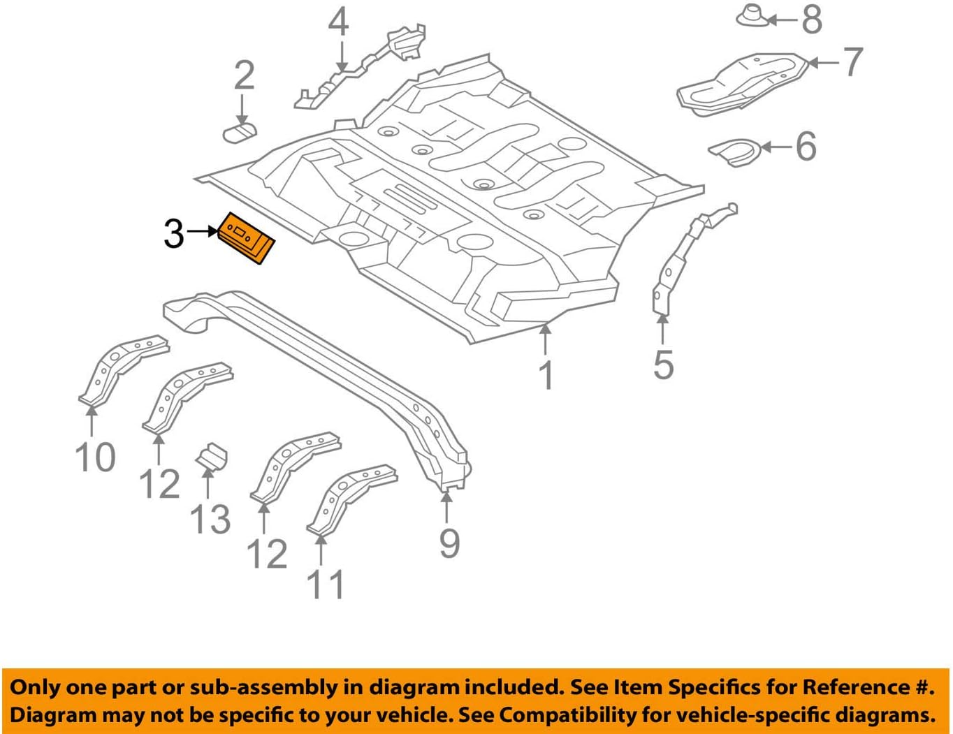 Toyota Genuine 58275-60020 Seat Back to Center Floor Retainer