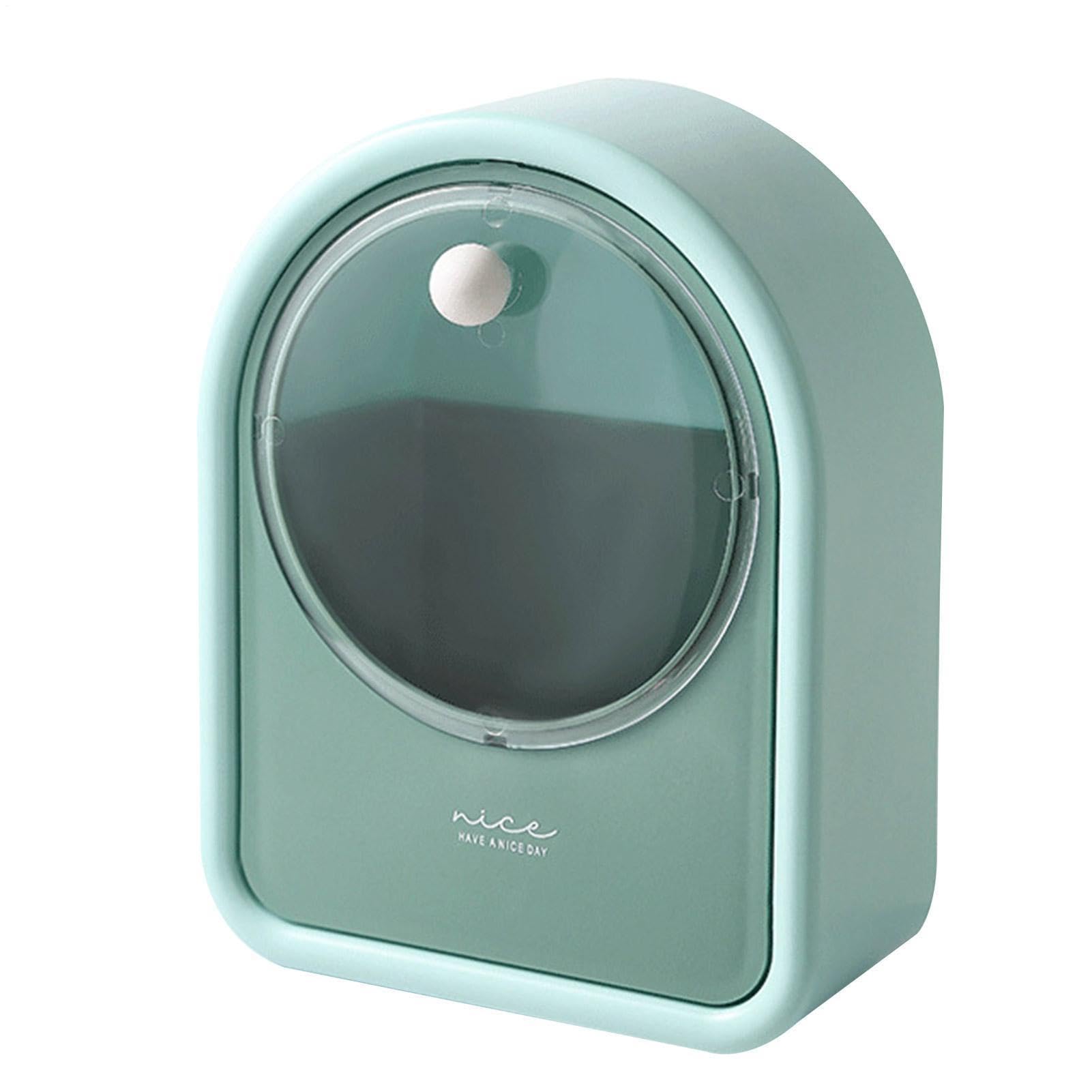 Boîte de rangement portable pour maquillage au design transparent épuré et hermétique
