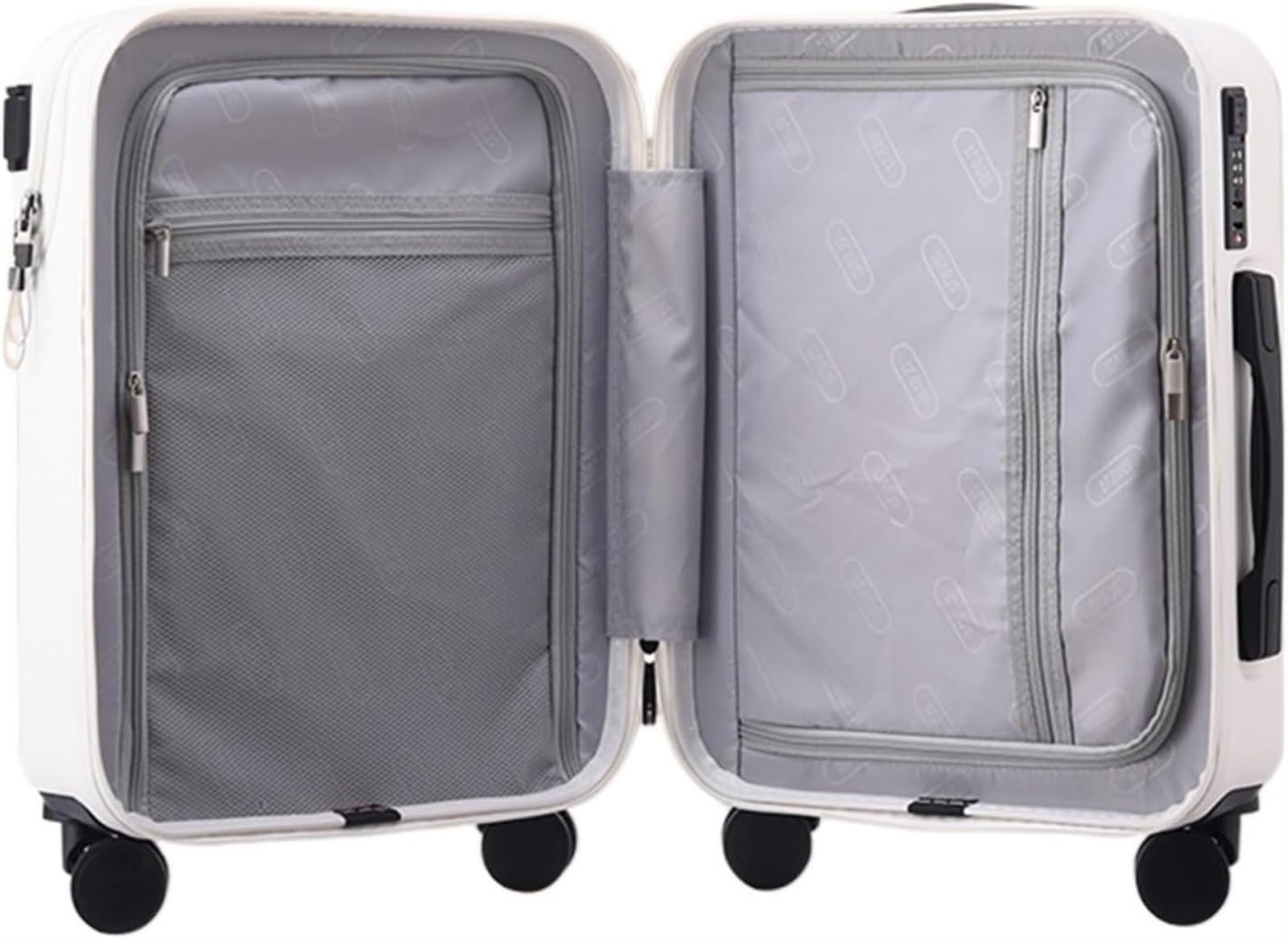 TSA - Maleta de mano con cerradura de combinación con puerto de carga USB, equipaje de viaje con ruedas universales para un viaje cómodo, c, 26 pulgadas
