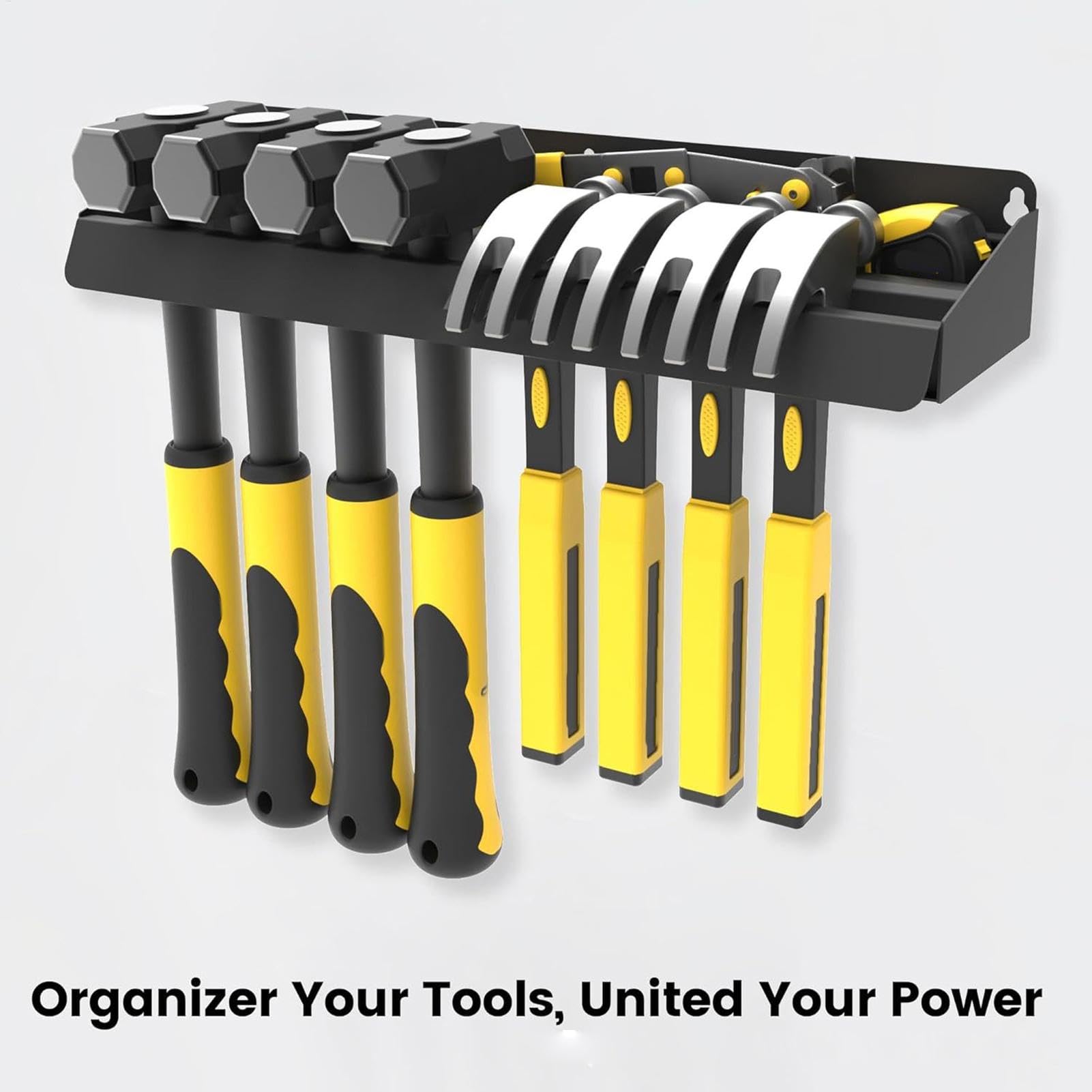 Support de marteau robuste, étui pour marteau, organisateur de marteau à clip rapide, installation sans effort, organisation des outils, 40 cm pour le rangement des outils