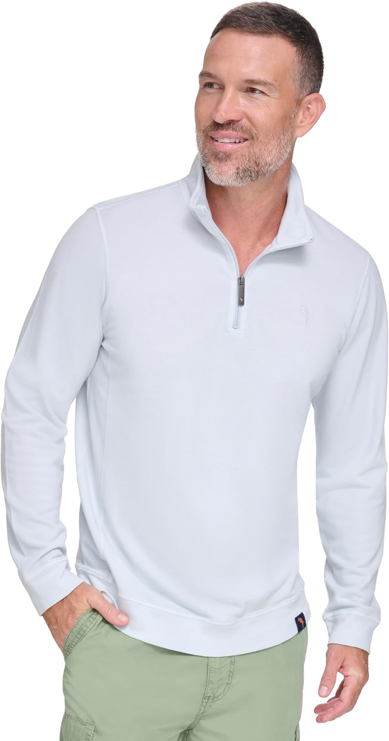 Margaritaville Men's Island Reserve Pique 1/4 Zip