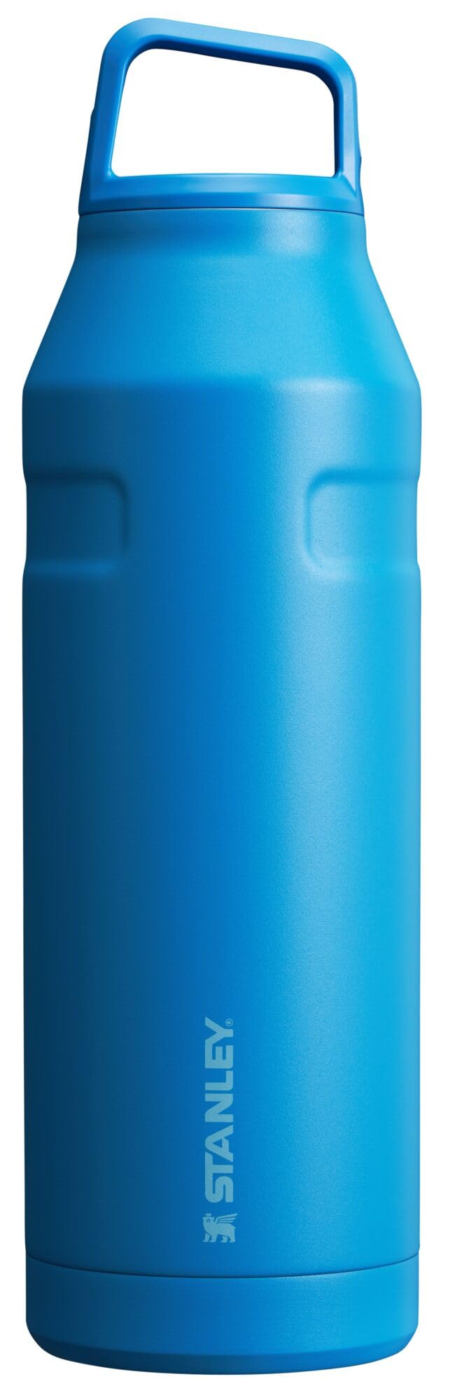 Stanley IceFlow Cap and Carry Water Bottle 50 oz | Wide Mouth Twist Lid | Lightweight and Leakproof for Travel and Sports | Insulated Stainless Steel | BPA-Free | Azure
