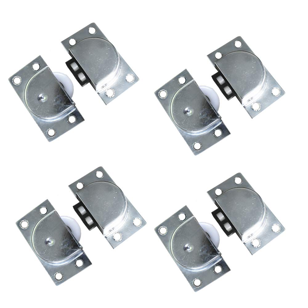 Buy 4 Set Wardrobe Sliding Door Pulley, Sliding Wheel,
