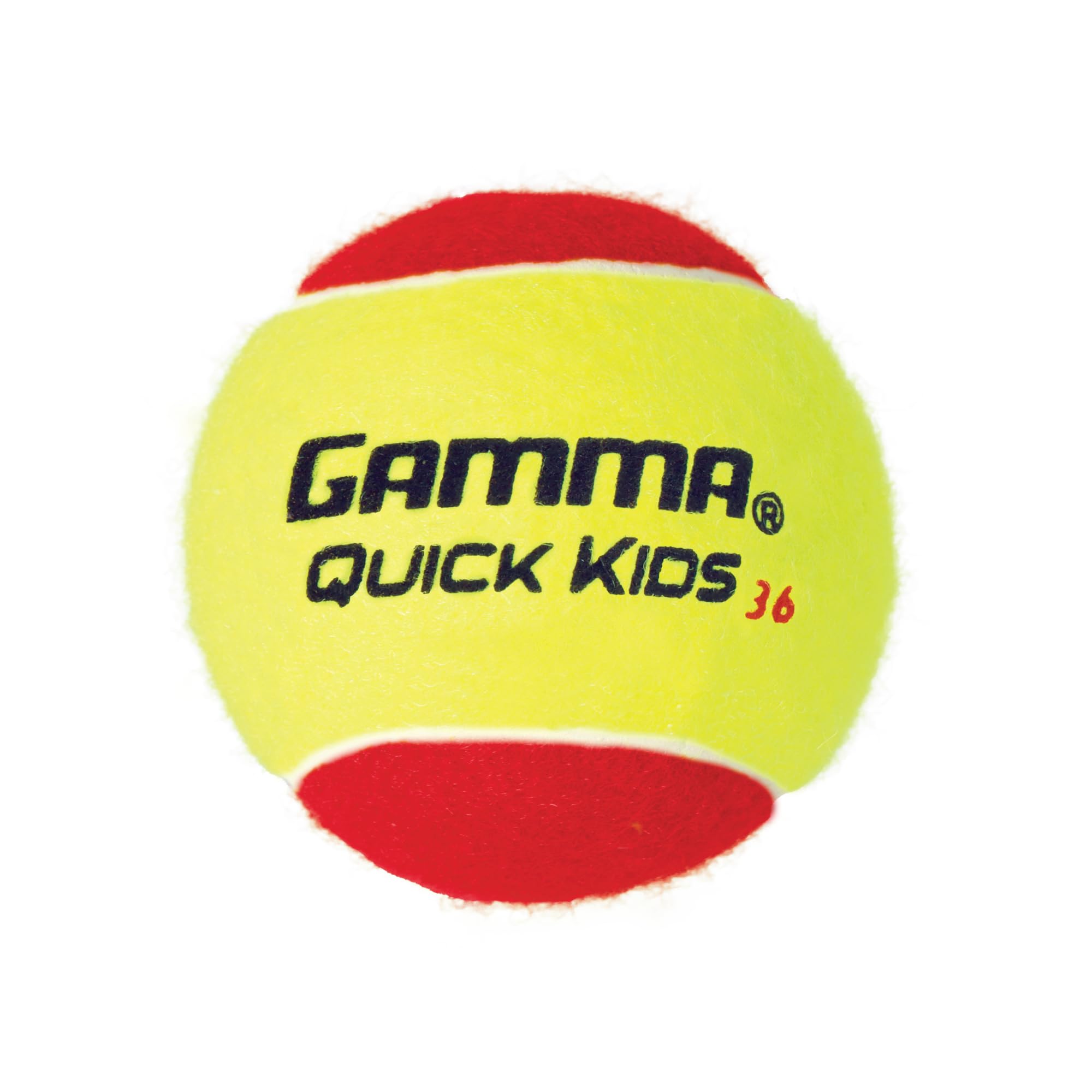 GAMMA Quick Kids Training Tennis Balls for Kids & Beginners, Low-Compression Core Reduces Speed & Bounce, Great for Tennis Practice, USTA & ITF