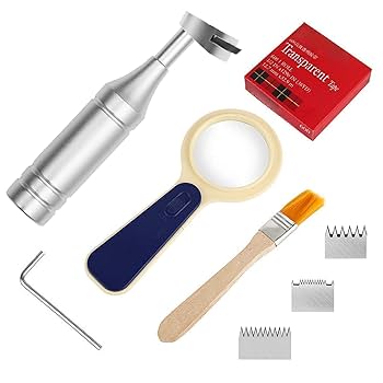 美容試験道具 Amazon | Hanchen 碁盤目試験テスター 塗膜付着力測定 ブレード3