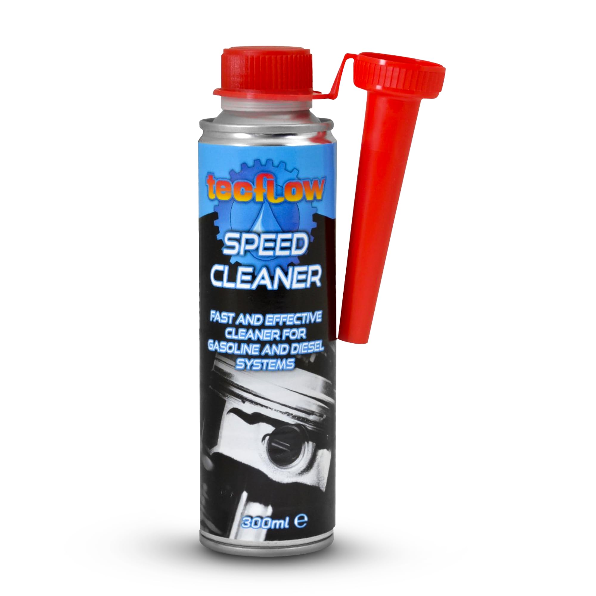 Speed Cleaner - Décrassant Moteur Complet Sans Démontage Essence & Diesel - Nettoyant Réservoir Injecteurs Vanne EGR - Facilite Contrôle Technique Antipollution - Anti Fumées Noires - 300mL