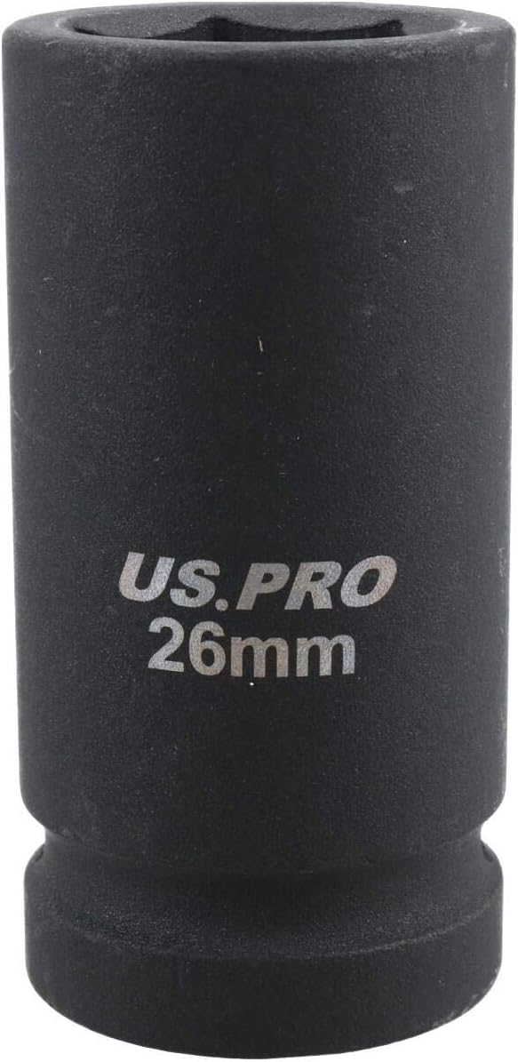 26mm Deep Impact Socket 3/4" Drive Single Hex 6 Point Chrome Vanadium Steel