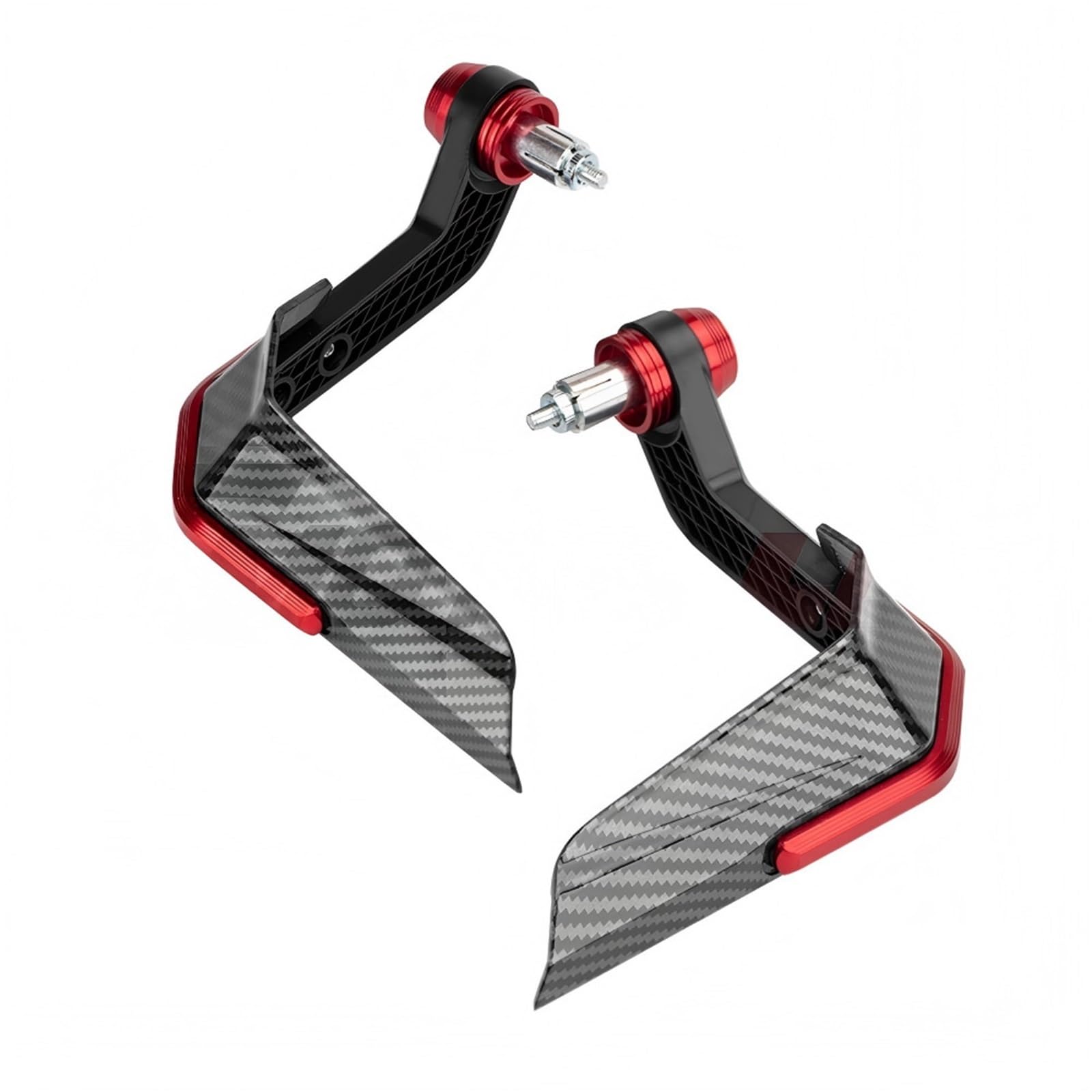 Paramani Motocross Paramani per moto Manubrio Protezione antivento Motocross Dirt Bike Barra per spazzole(Black)