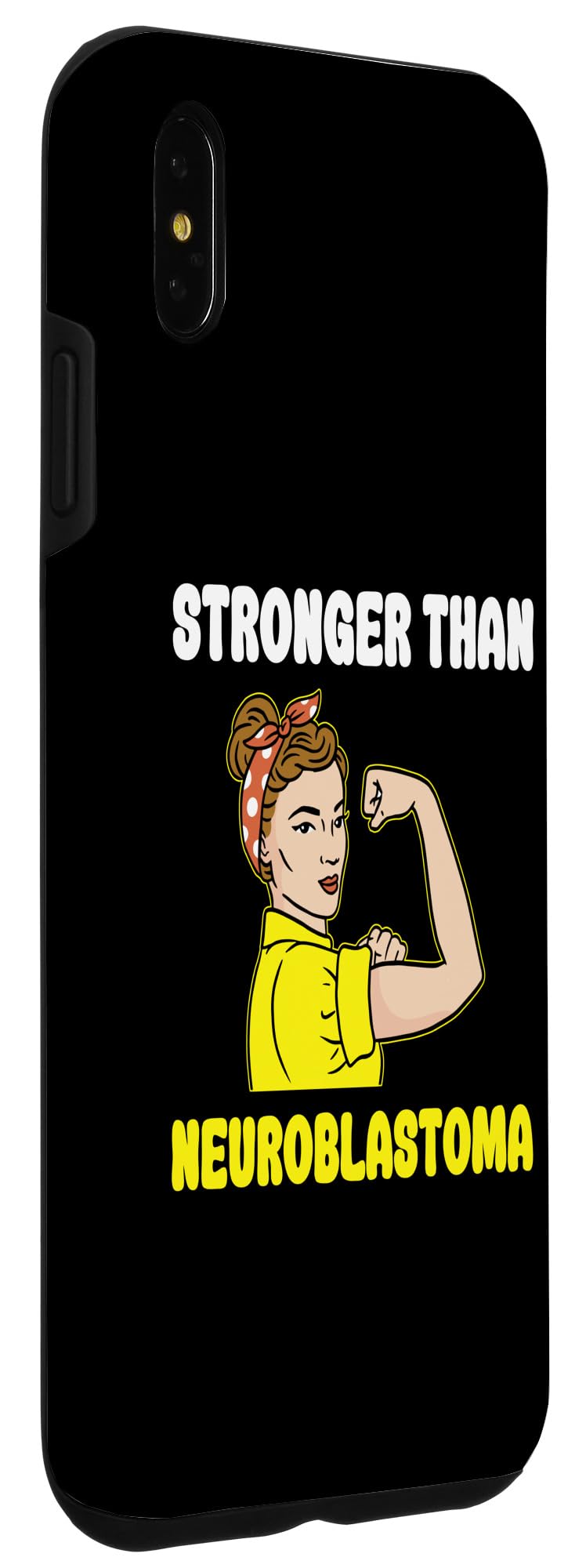 iPhone XS Max Stronger Than Neuroblastoma Support Neuroblastoma Awareness Case - Image 3