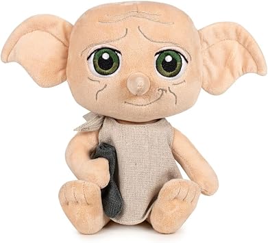 Play by Play Harry Potter 760025447 DOBBY Sitting House Elf Plush Toy - Height 16 cm - Multicoloured