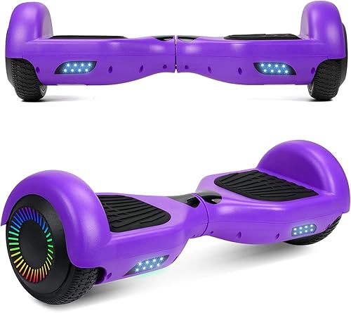 Miniatura 50 de Hoverboard - Hoverboard de 6.5 pulgadas con Bluetooth y luces LED intermitentes, Hover Board para niños y adolescentes