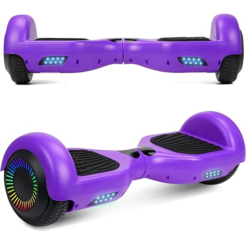 Self Balance Scooter 6.5" with Speaker and LED Lights Red