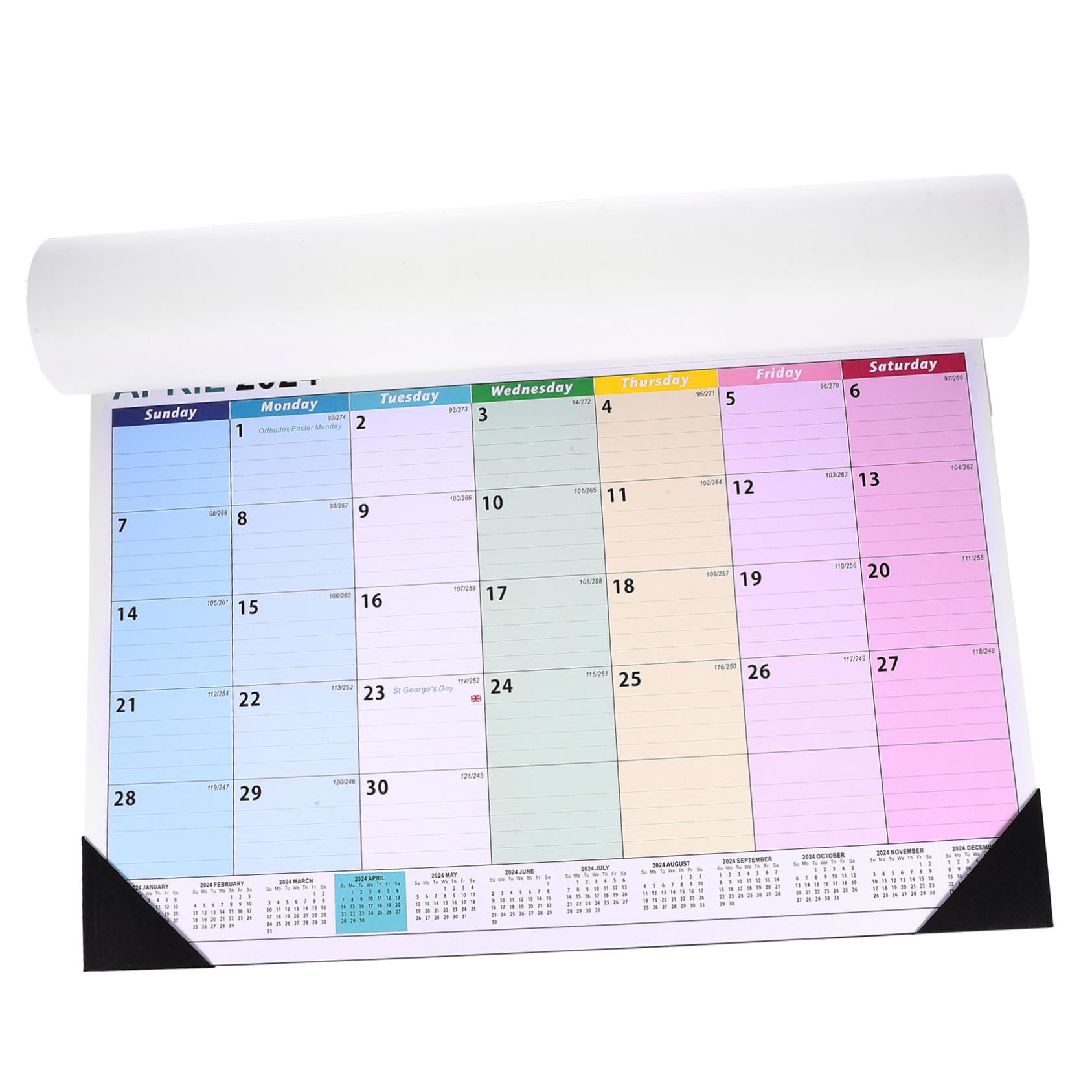 Lurrose 3stücke Hängender Wandkalender Monate Englischer Monatskalender Mit Klarer Druckqualität Für Zuhause Und Büro Einfach Aufzuhängen Nutzen