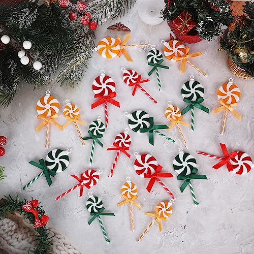 24 ciondoli a forma di caramelle, per albero di
