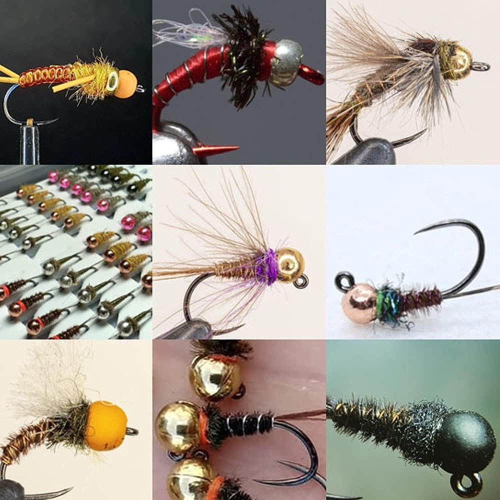 100 PCS Fly Tying Beads Tungsten Beads Nymph Head Ball Fly Tying Materials Hook Size 6#-20# 2.0 2.7 3.15 3.5 3.8 4.0 4.65 Nickle Gold Copper Silver Rainbow Color