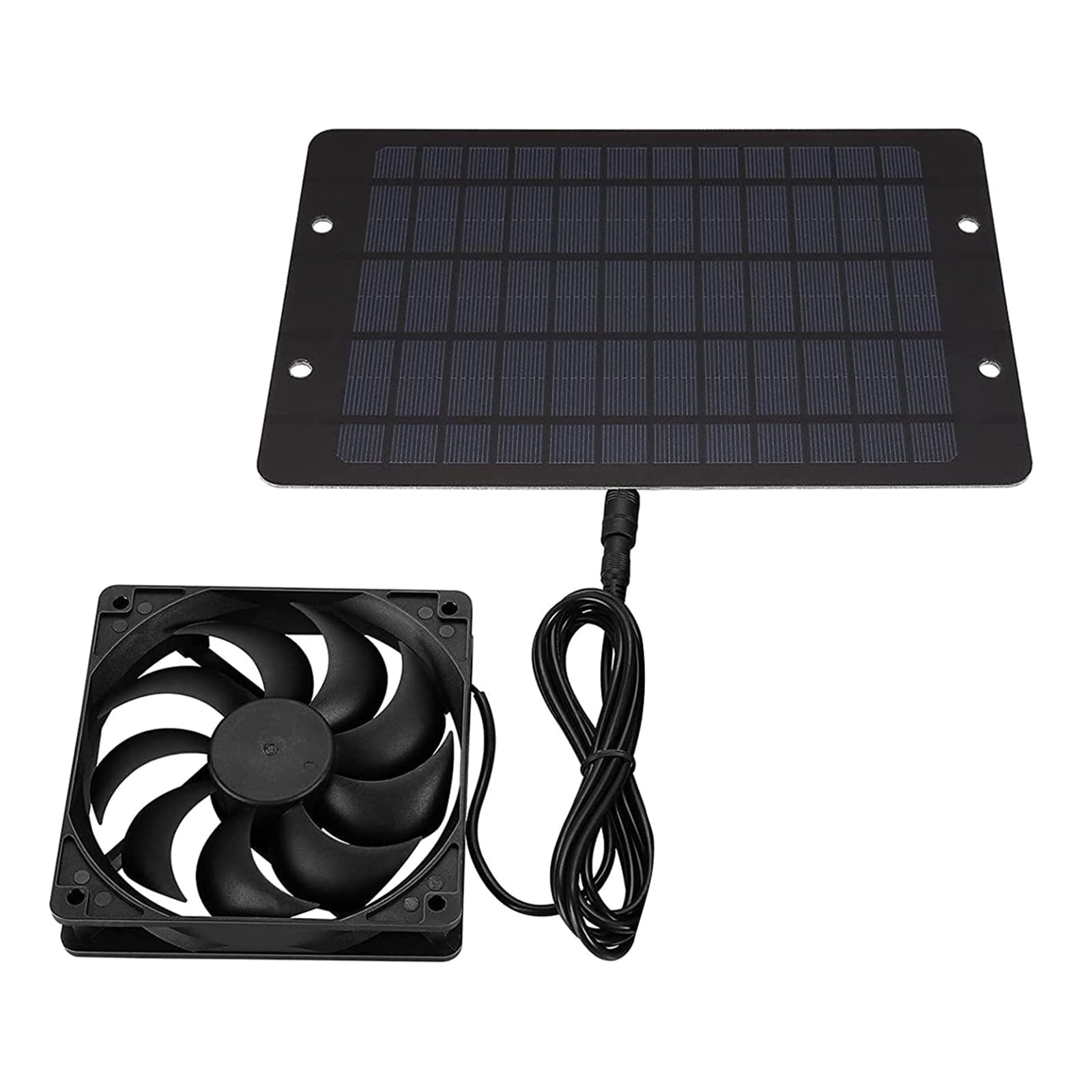 Tfaoys Single Fan 10W Solar Powered Air Extractor Fan For Chicken House With Controller Solar Fan Greenhouse