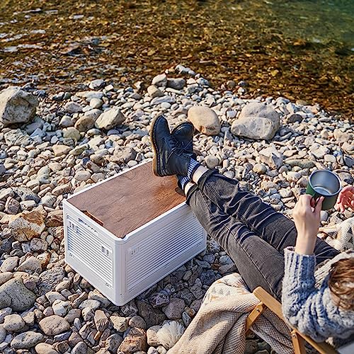 Kufoo Faltbare Aufbewahrungsbehälter, Camping-Aufbewahrungsbehälter, Großes Fassungsvermögen, 36 L, Multifunktional, für den Außenbereich für die Terrasse – Bild 4