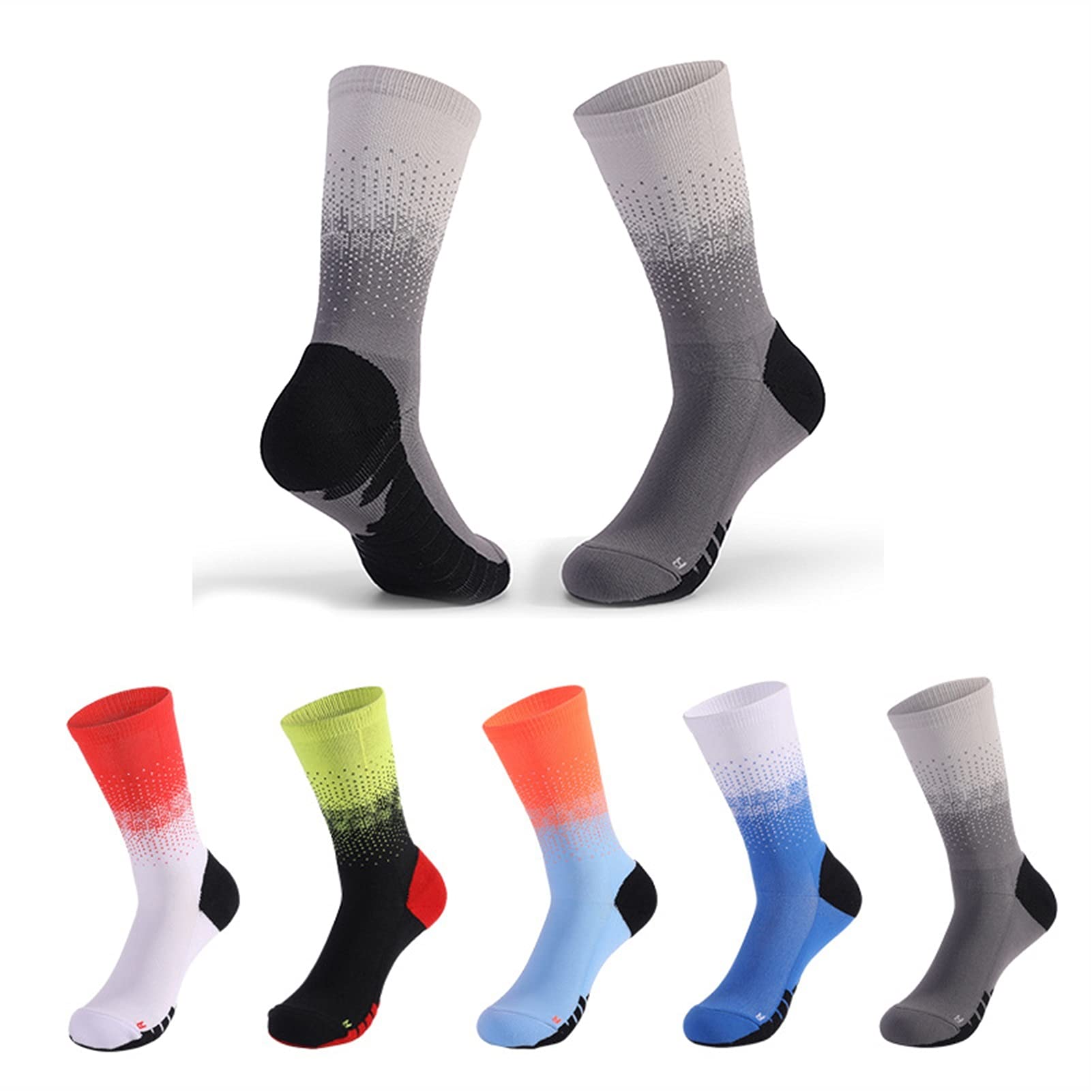 Los Hombres Espesan los Calcetines de Baloncesto de élite Ciclismo de Toalla de algodón Inferior Deportes al Aire Libre Hombres Corriendo Calcetines Senderismo