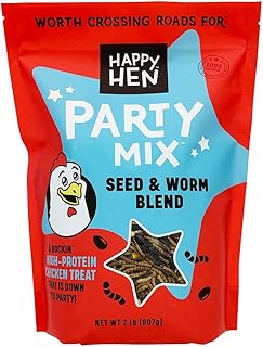 Happy Hen Treats Party Mix Seed and Mealworm, 2 lb