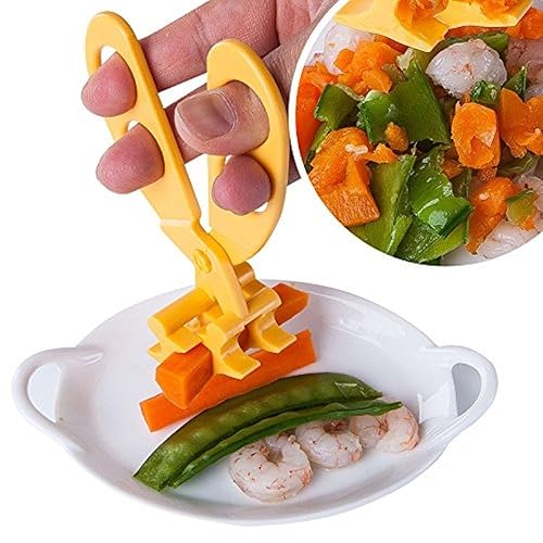Miniatura 2 de Comida para bebé tijeras naranja  Blanco Conjunto De 2 jumuu versátil Alimentos Cuchilla para bebés portátil Shearer con una limpieza Pinzas
