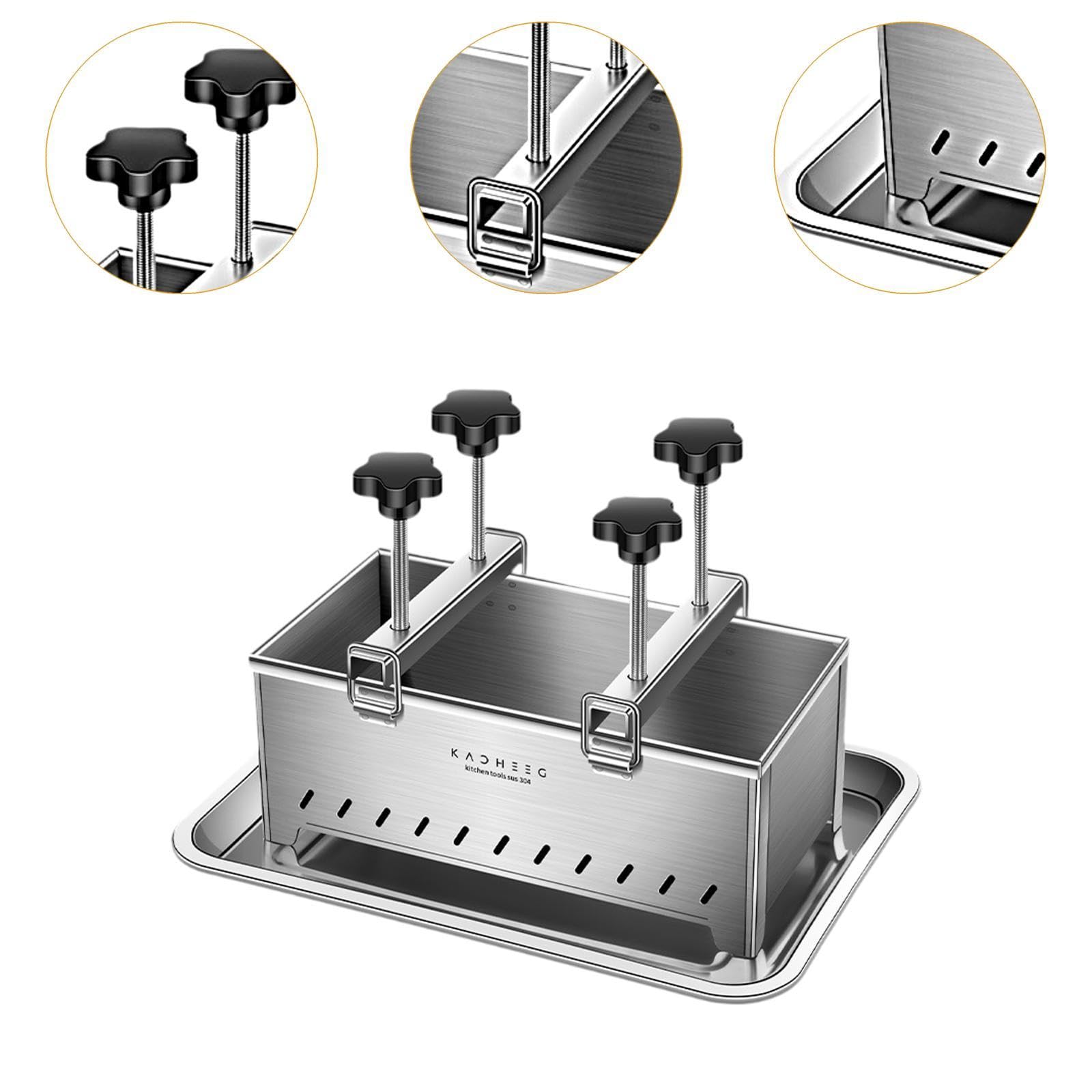 Herramienta para Dar Forma a en Lonchas, Dispositivo Manual para Producir Bloques de Jamón Y Ternera, 2kg