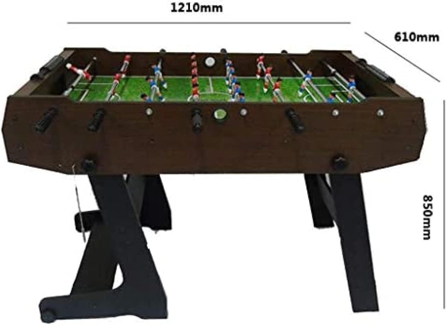 Tavolo da biliardino pieghevole, gioco di calcio per bambini e adulti, perfetto per tornei di pub e divertimento in famiglia, intrattenimento compatto al chiuso