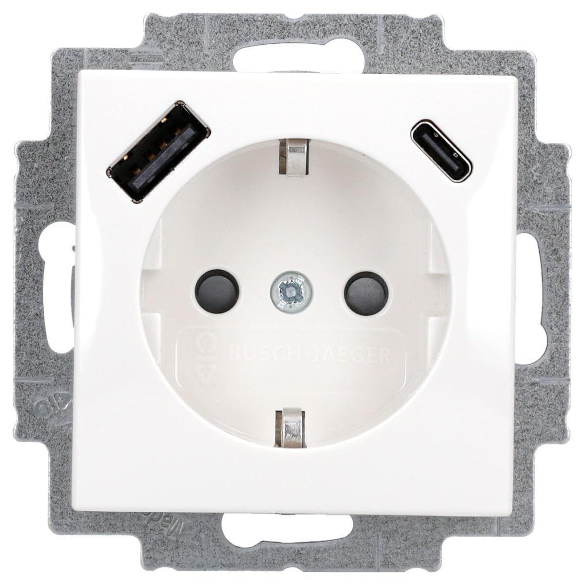Busch Jaeger 20 EUCB2USBAC-914 SCHUKO USB A & C Steckdose Safety+ Alpinweiß Balance SI 2CKA002011A6298