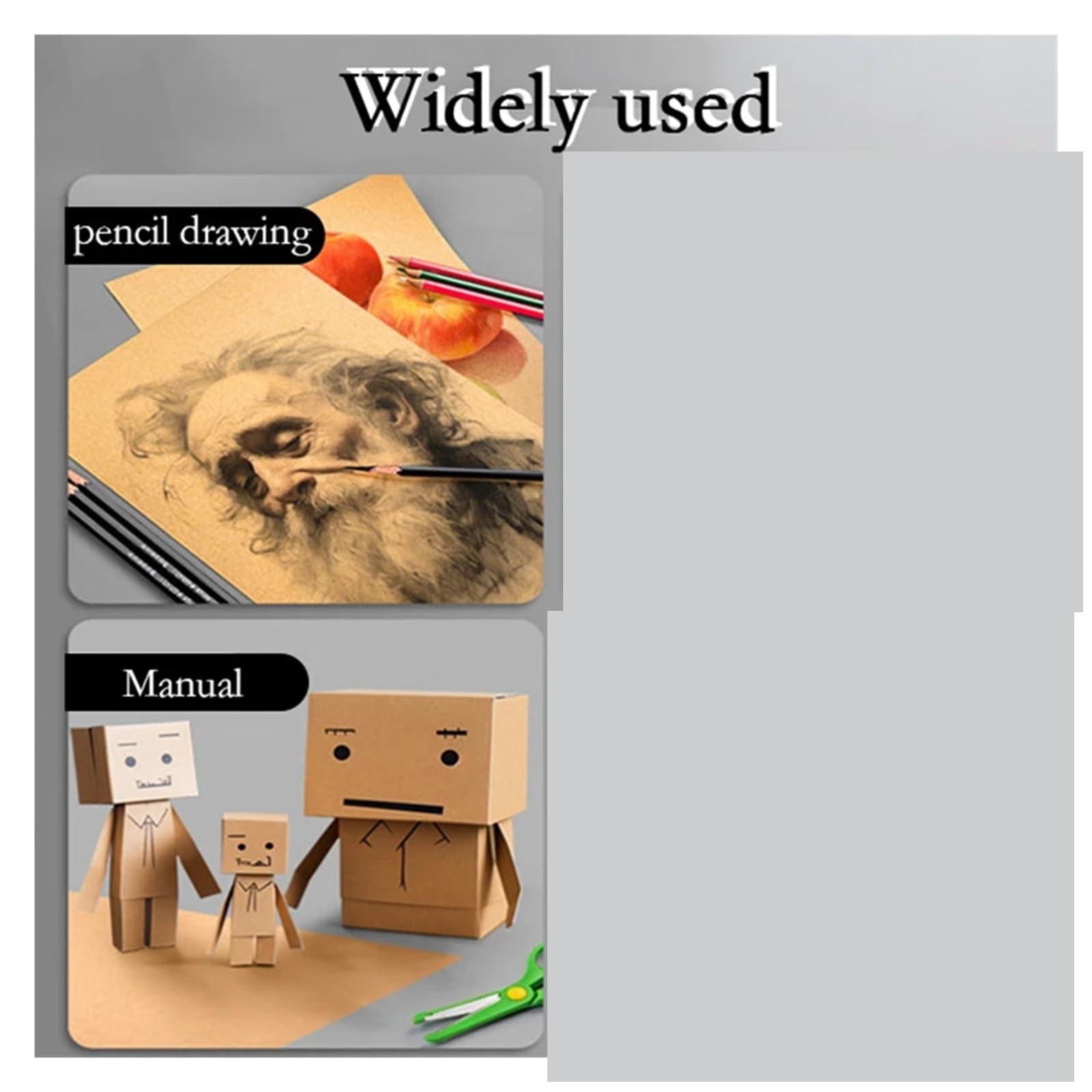 A4 200G 350G 50PCS braunes Kraftpapier für DIY, Hochzeitseinladungen