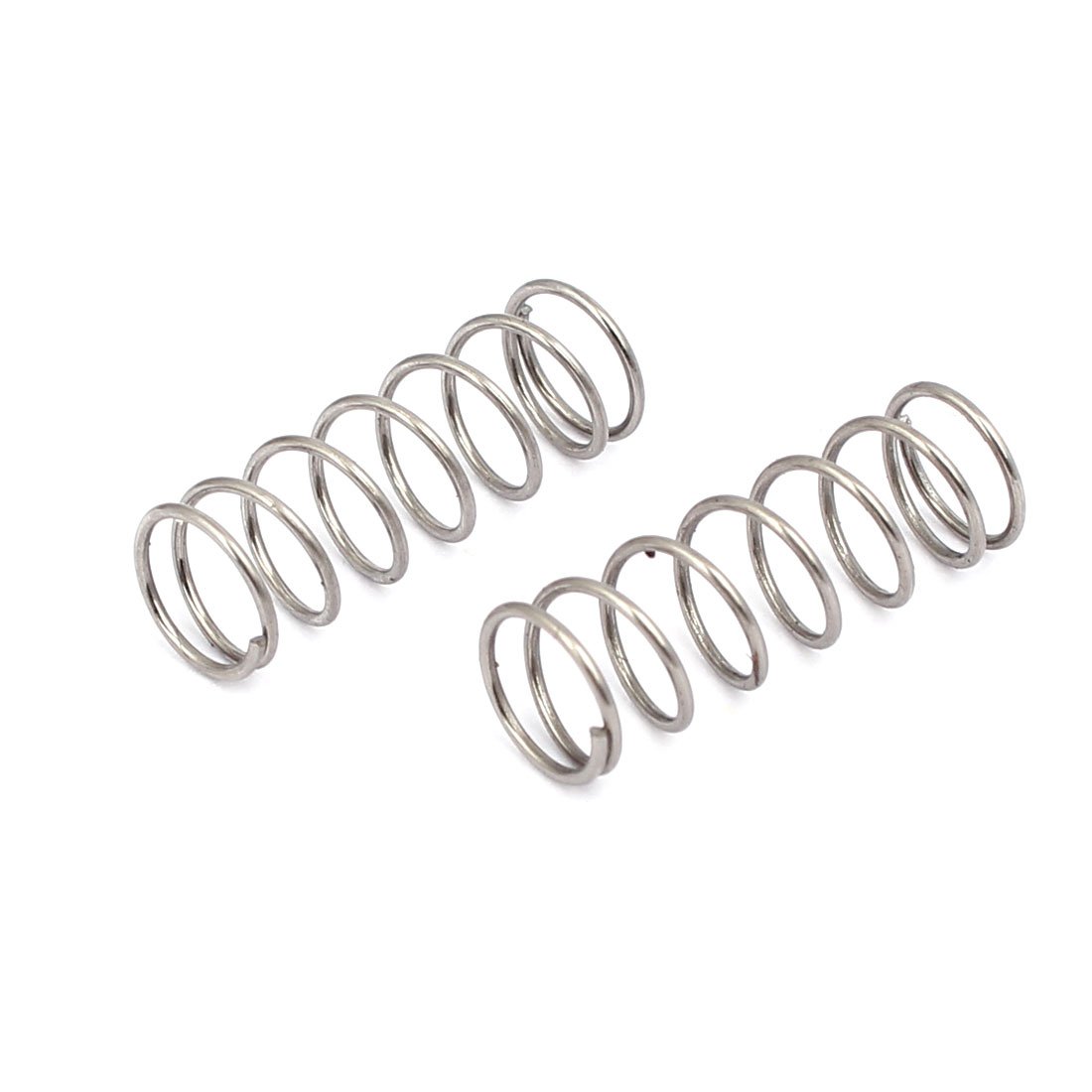 Aexit 0.6mmx7mmx20mm 304 Springs Stainless Steel Compression Springs Silver Compression Springs Tone 10pcs