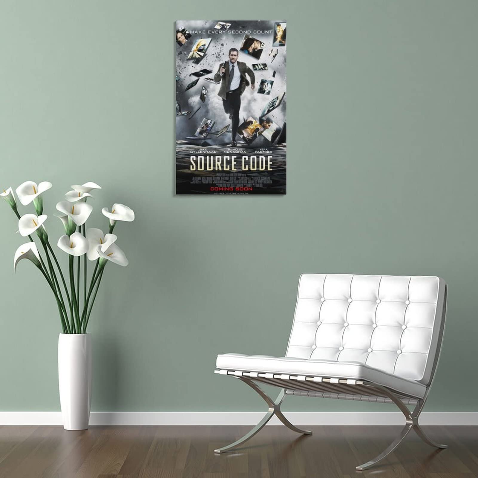 Poster con codice sorgente, poster di fantascienza, pittura decorativa su tela, per soggiorno, camera da letto, 50 x 75 cm