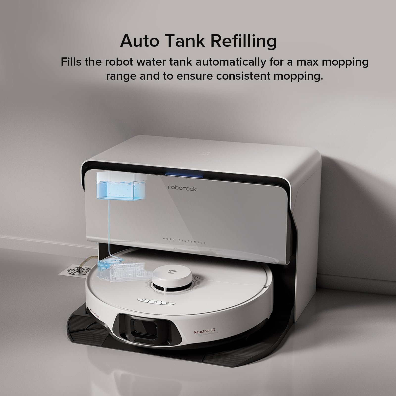 roborock S8 Max Ultra com sistema de recarga e drenagem, robô