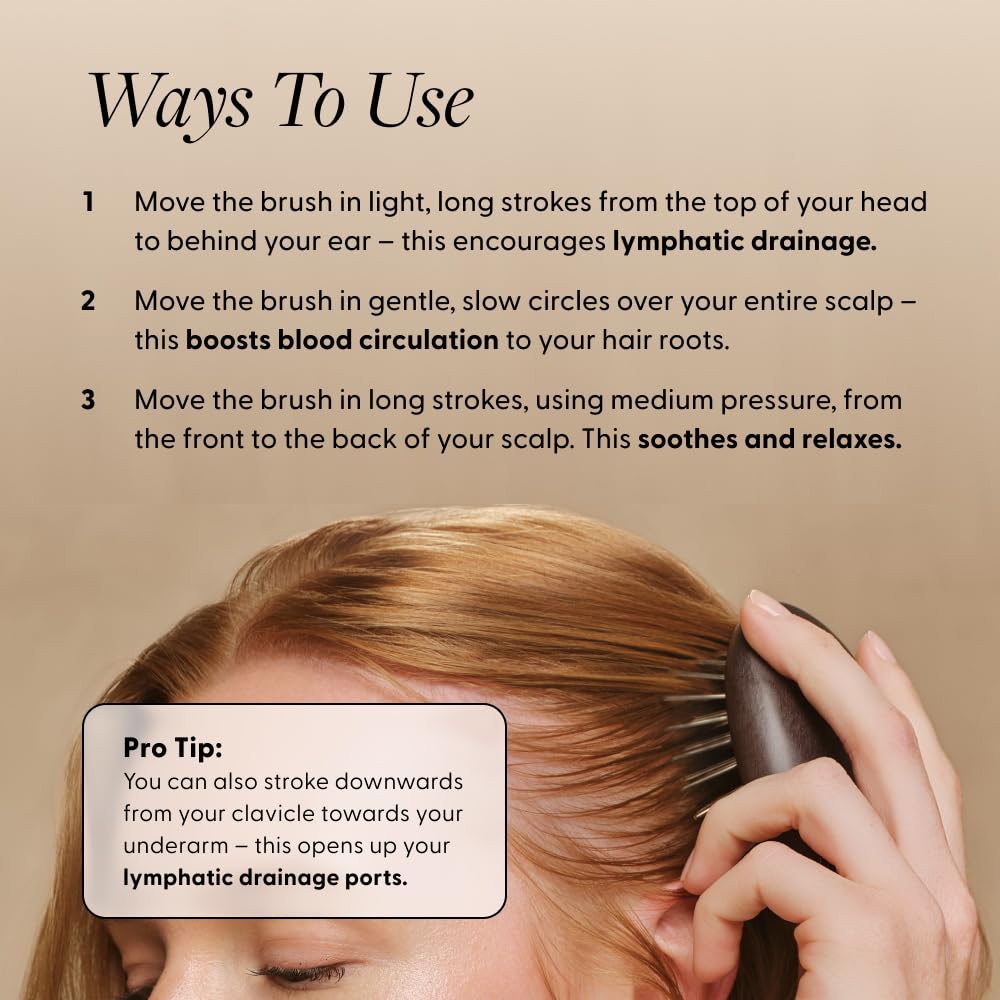 Arey The Scalp Brush, Ergonomic Scalp Massager for Circulation