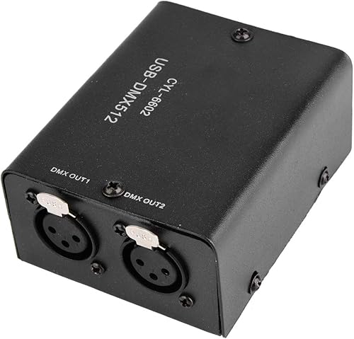 Miniatura 4 de Controlador de escenario, 512 canales USB a DMX DMX512 Luz LED DMX Iluminación de escenario Controlador de Canales Decodificador Módulo