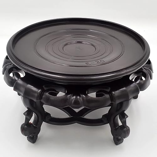 Miniatura 10 de Oriental Furniture - Soporte para pecera, base de jarrón estable para decoración del hogar (6.3 pulgadas)