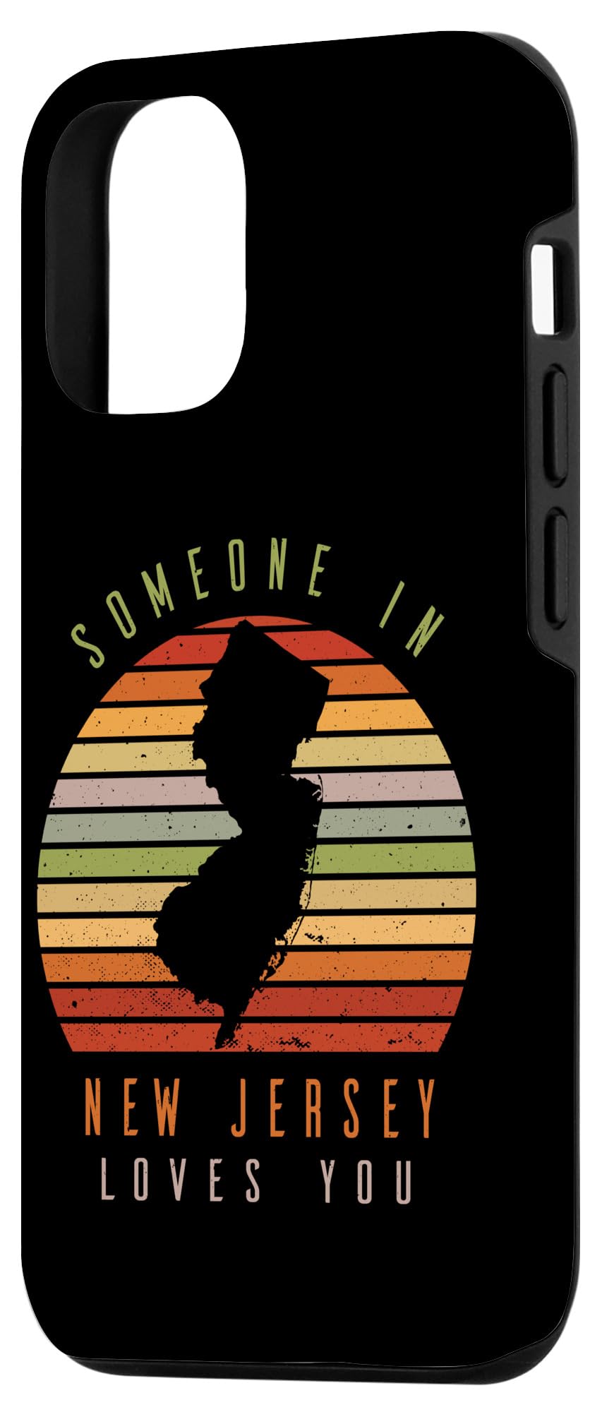 iPhone 13 Someone In New Jersey Loves You Vintage State Retro Case - Image 2