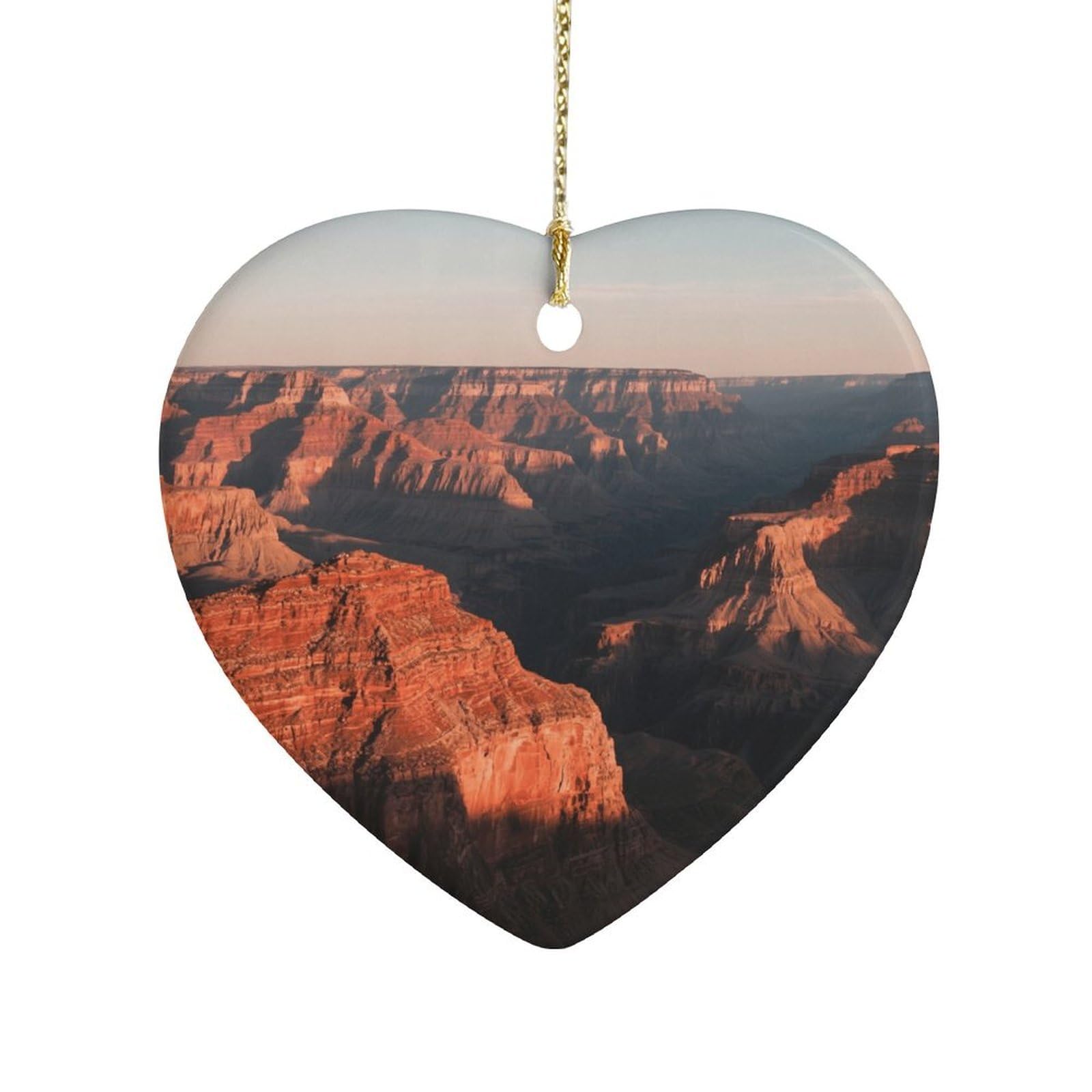 Fekiloot Style Grand Canyon Ceramic Ornament Home Decor Keepsake
