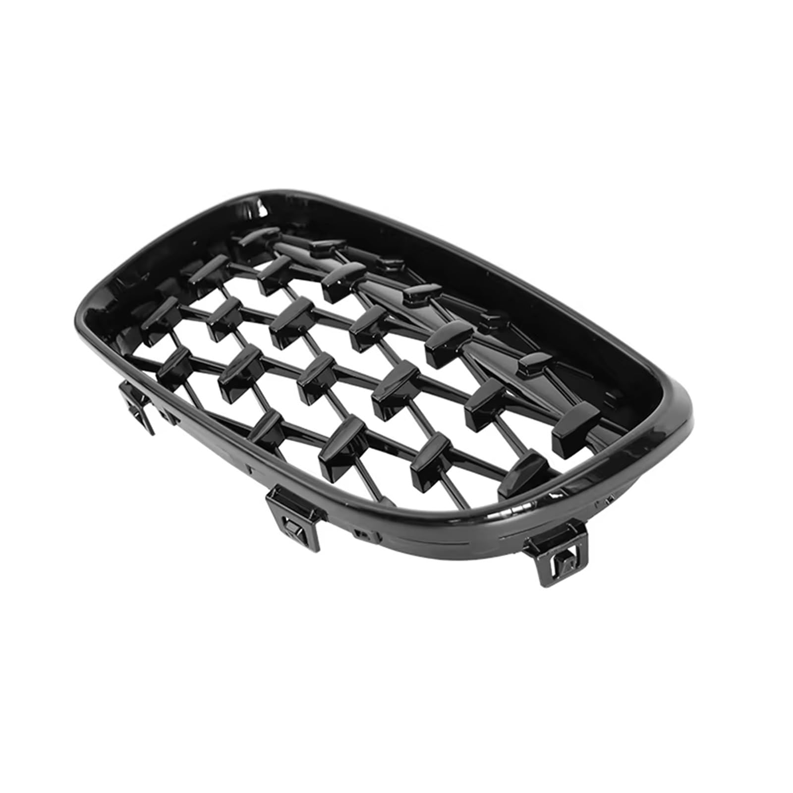 Griglia Anteriore Per BMW Serie 1 E81 E82 E87 E88 128I 130I 135I 2007-2011 Auto Griglia Rene Anteriore Paraurti Griglie Racing Griglia Principale(Nero)