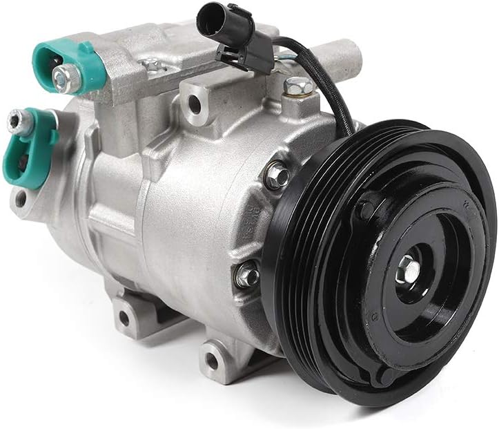 A/C Air Compressor Kit, Automotive Air Conditioning Compressor w/Clutch and A/C Clutch Repair Kit Direct Replacement for Kia Spectra 5/Spectra 2007 2008 2009 2.0L CO 10984C