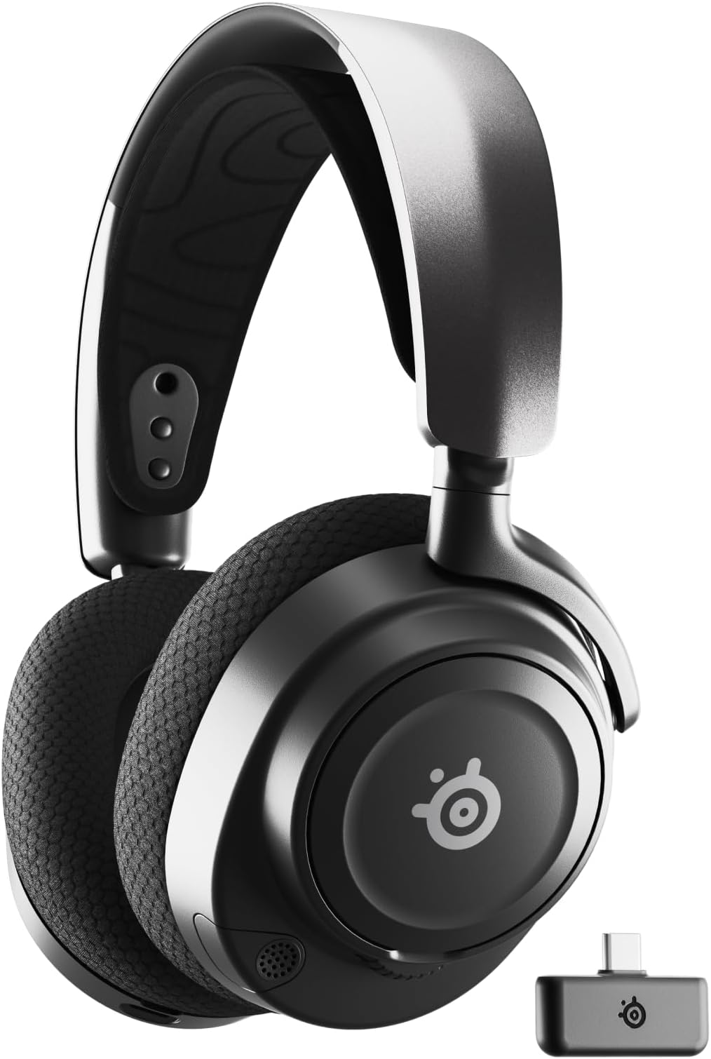 SteelSeries Arctis Nova 7 Wireless Multi-Platform Gaming Headset - Neodymium Magnetic Drivers - Dual Wireless 2.4GHz & Bluetooth - 38H USB-C Battery - ClearCast Gen2 AI Mic - PC, PS5, Mobile