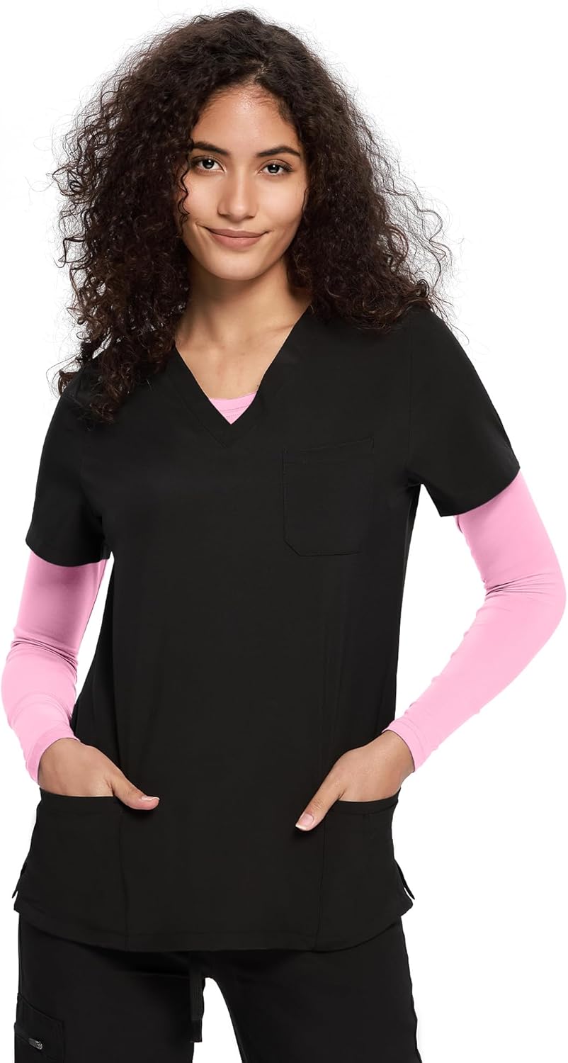 COZYFIT Underscrub Long Sleeve Women - Crew Neck Scrubs Undershirts for Nurse with Soft Fabric - Image 5