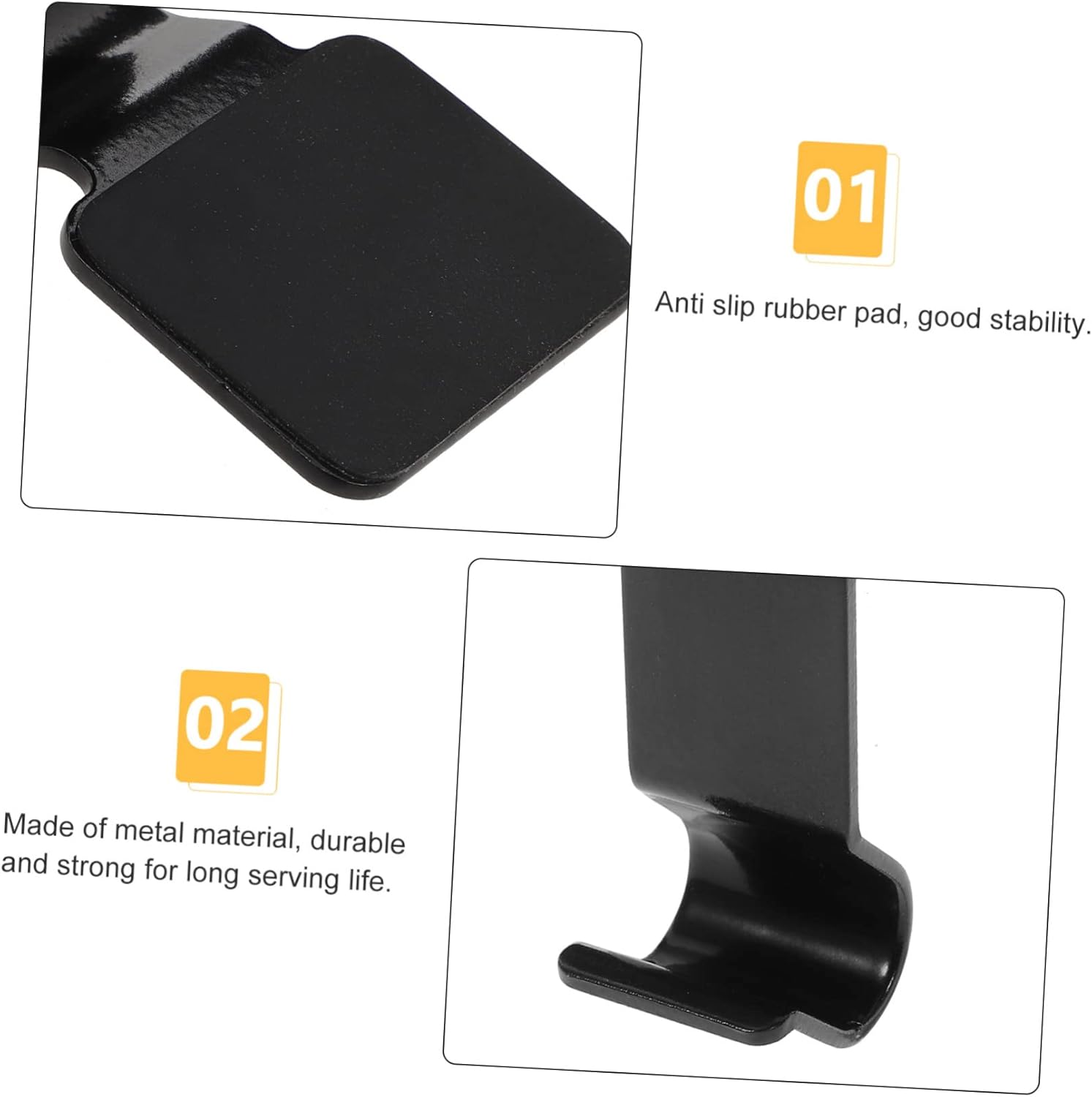 PRETYZOOM 3pcs Christmas Stocking Holder Premium Metal Fireplace Hook for Mantel Xmas Stocking Hanger for Holiday Decor for Hanging and Ornaments