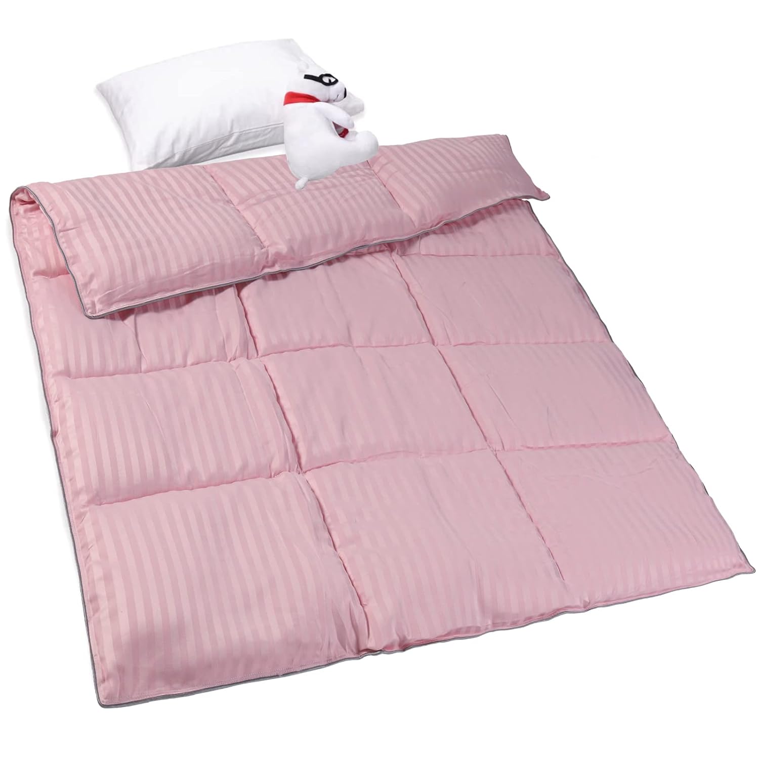 ZPECC Manta de edredón para niños pequeños, edredón de cuna de 39 x 47 pulgadas para niñas, edredón suave para cuna, cochecito, viajes, niños, lavable a máquina, color rosa Colombia