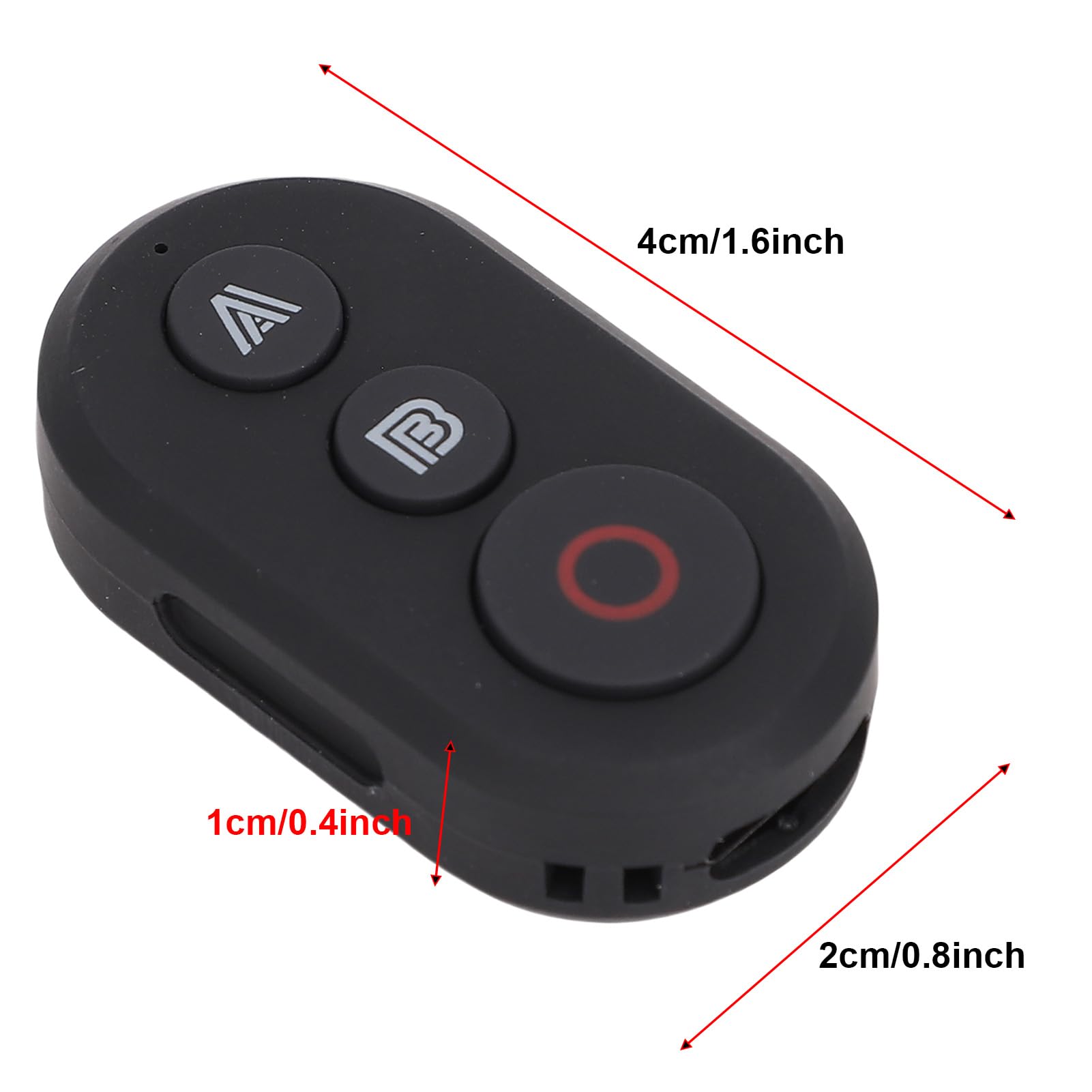 XUMIUZIY Bluetooth Pilot Zdalny dla 13/12/11/10/9/8, X2/x3/x4/x5/go 3/Go 3s/Ace Pro/Ace Pro 2 Kamery Akcji, Zdalne Migawka do Kamery Bezprzewodowej do zdjęć i Filmów