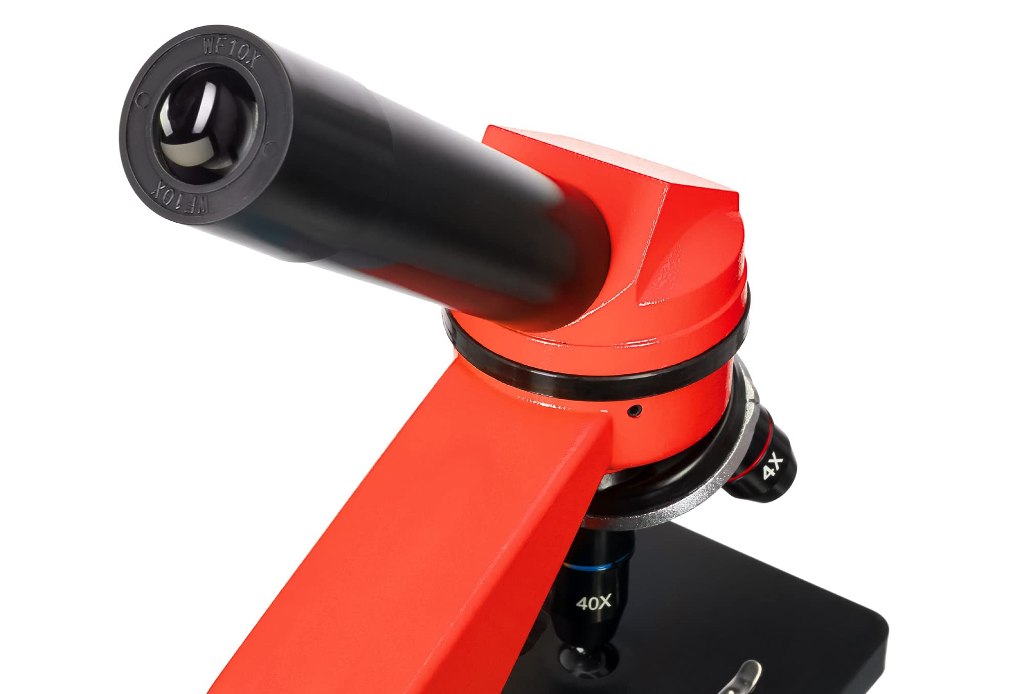 Levenhuk Rainbow 2L Orange Home Lab Kit STEM per Bambini con Microscopio Biologico Portatile 400x, Guida Agli Esperimenti Illustrata a Colori, Campioni Preparati e Strumenti Scientifici (EN)
